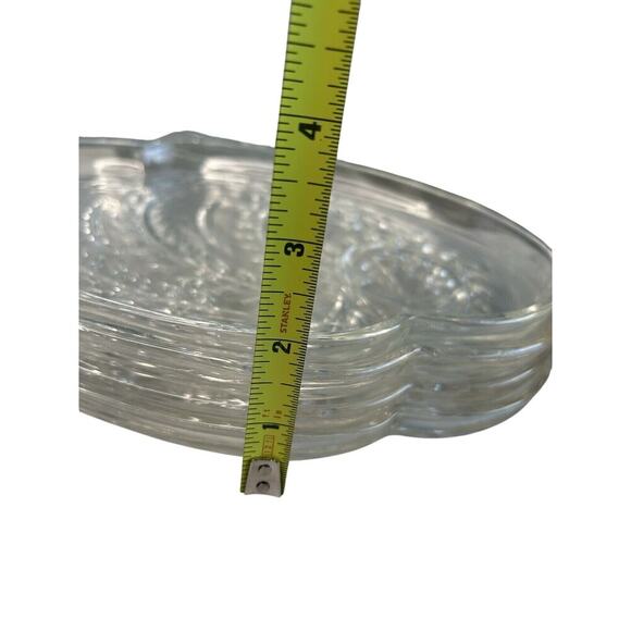 (2) Federal Glass Homestead Snack Trays Wheat Sheaf Design Vintage EUC No Cups - Picture 5 of 11